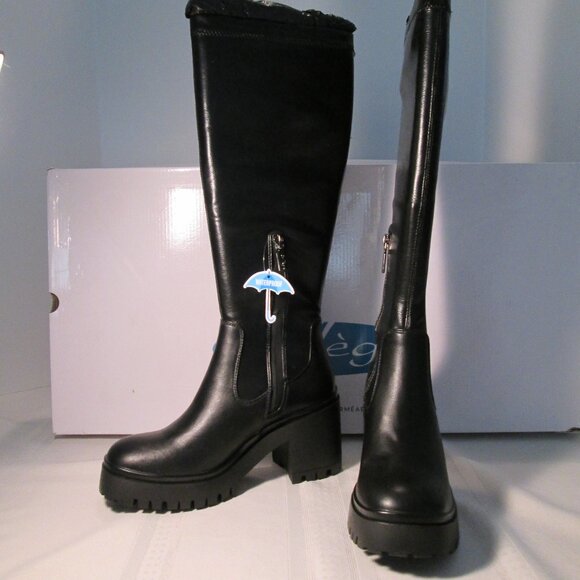 Aqua College Waterproof Ria Tall Stretch Boots Sz 6 NIB - Picture 10 of 12